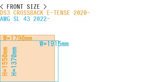 #DS3 CROSSBACK E-TENSE 2020- + AMG SL 43 2022-